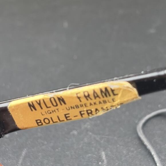 Retro 80s VTG Bolle Design FRC Round Glacier Sunglasses Nylon Frame / See Pic - Picture 11 of 12